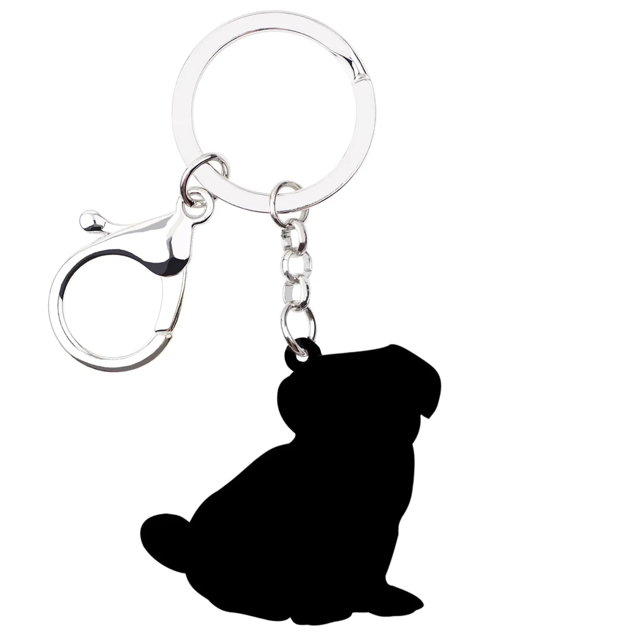 Acrylic Dog Keychains Holder