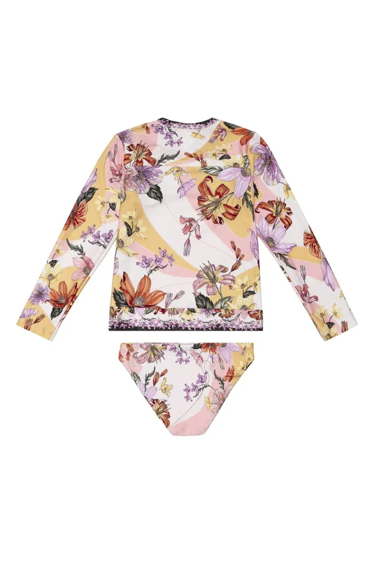 Agua Bendita Lackie Vitreo Kids Rashguard Set