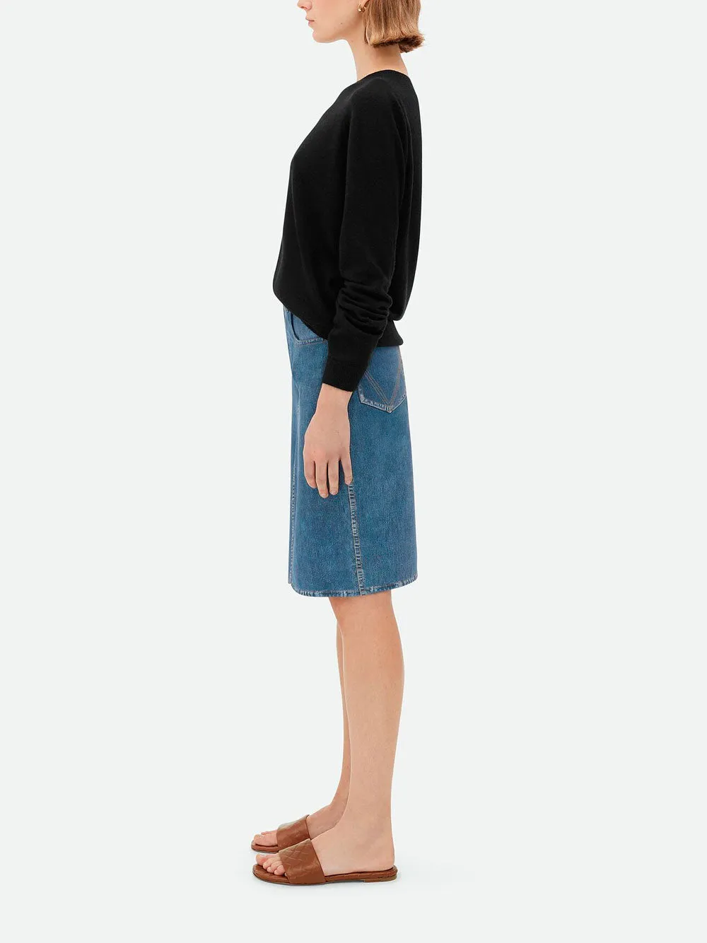 Amy flat mule