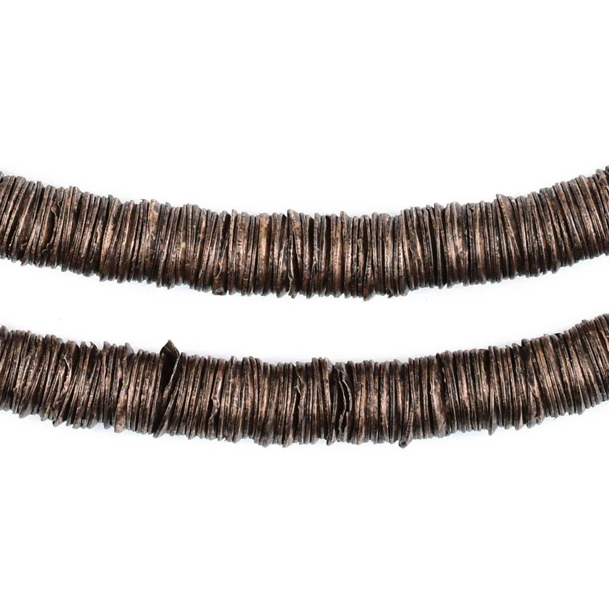 Antiqued Copper Interlocking Crisp Beads (8mm)