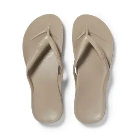 Archies Support Flip Flops - Taupe