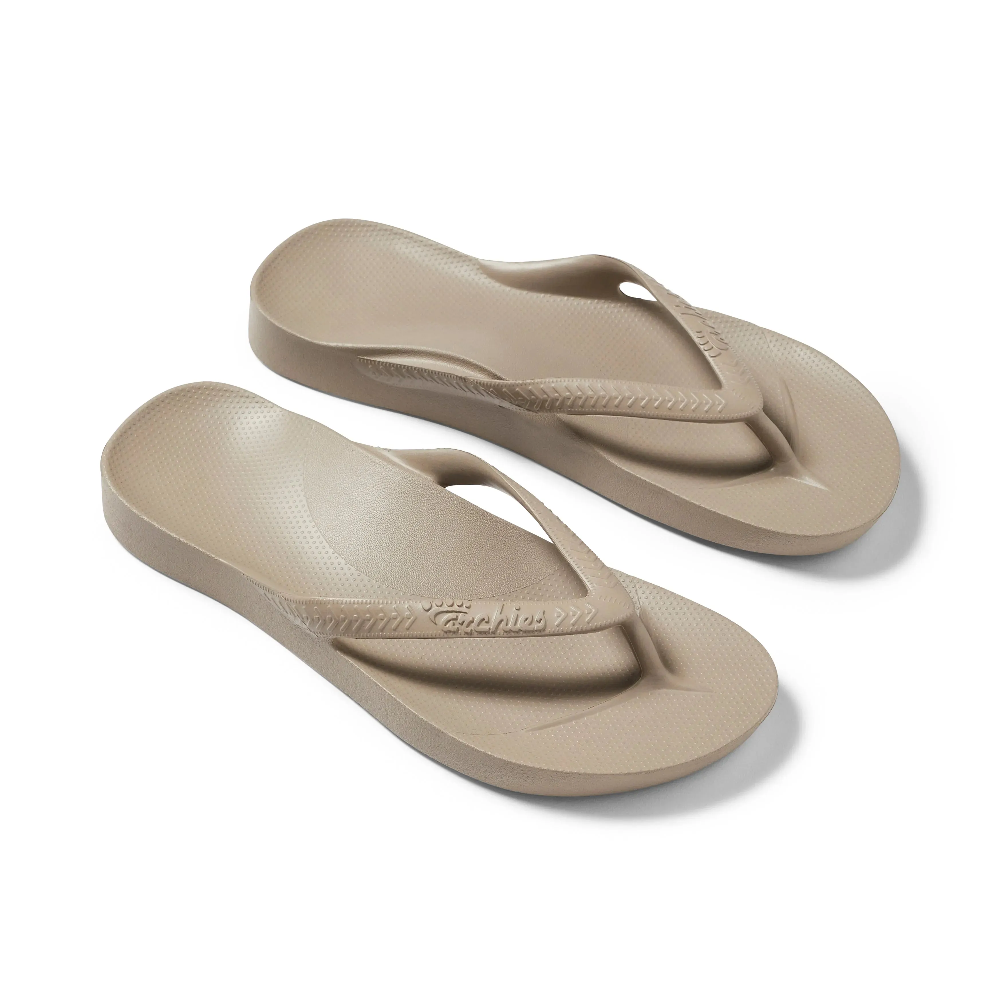 Archies Support Flip Flops - Taupe