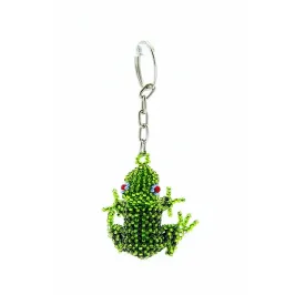Assorted Beaded Keychain Tabletop Rotating Display