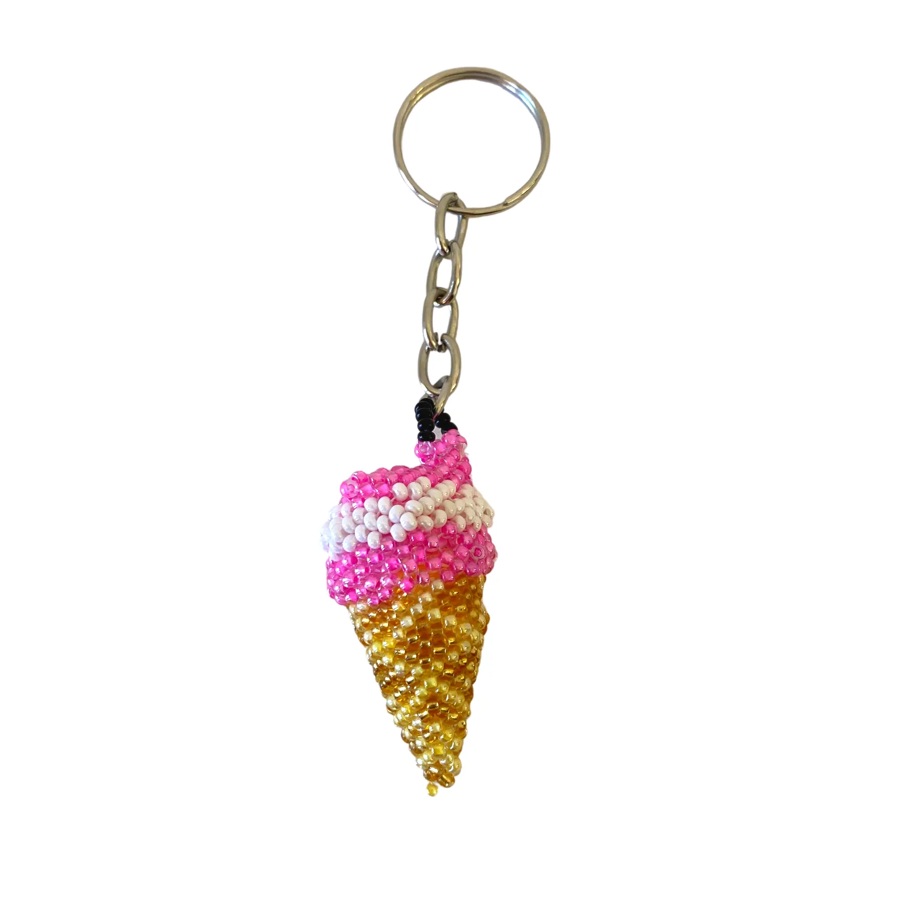 Assorted Beaded Keychain Tabletop Rotating Display