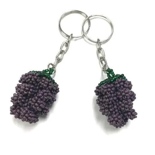 Assorted Beaded Keychain Tabletop Rotating Display