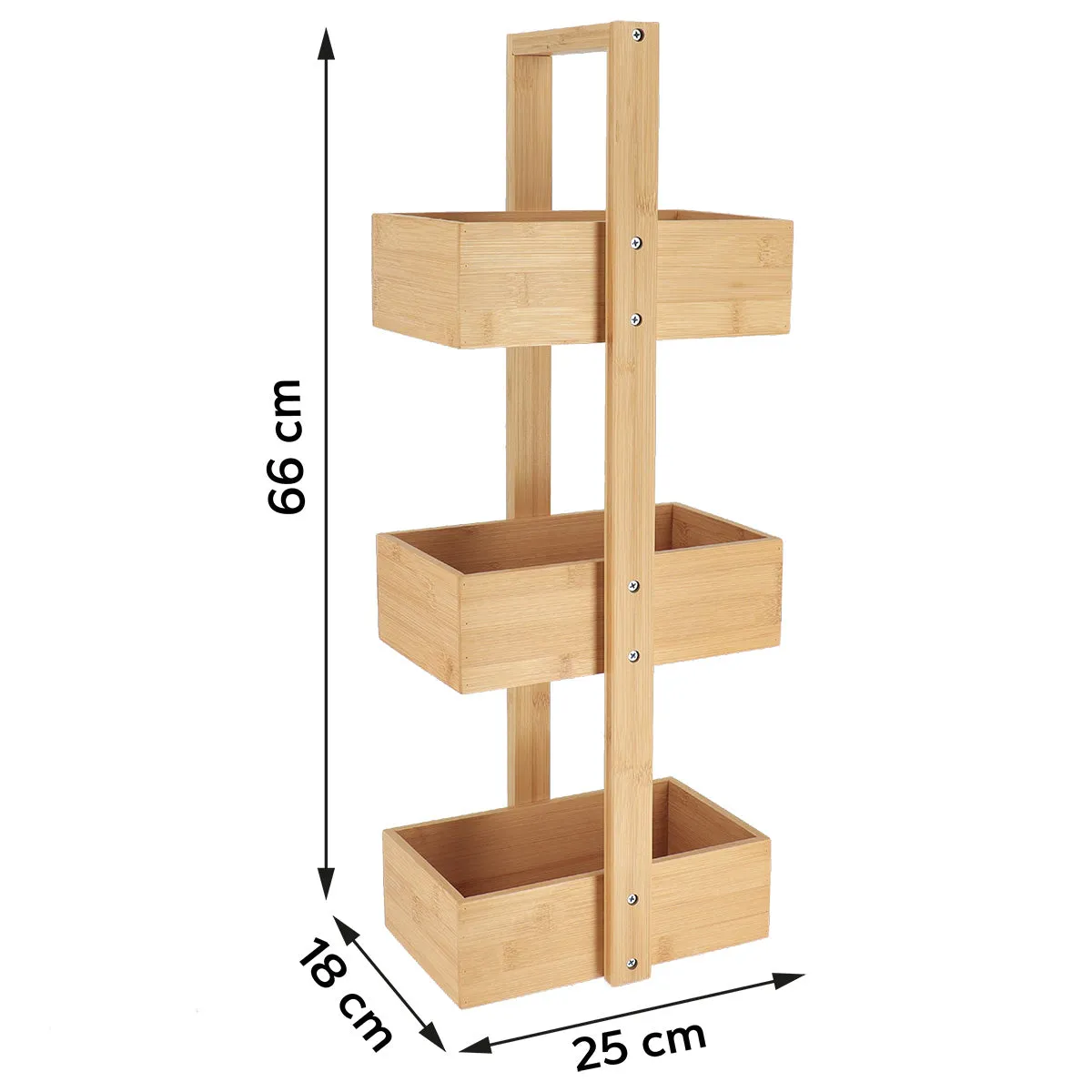 Bamboo/Mdf 3 Tier Shelf