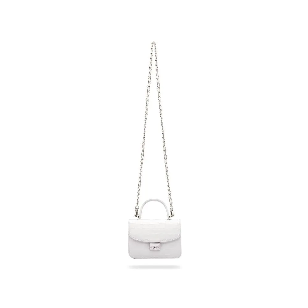 Betty Bag - White Croc