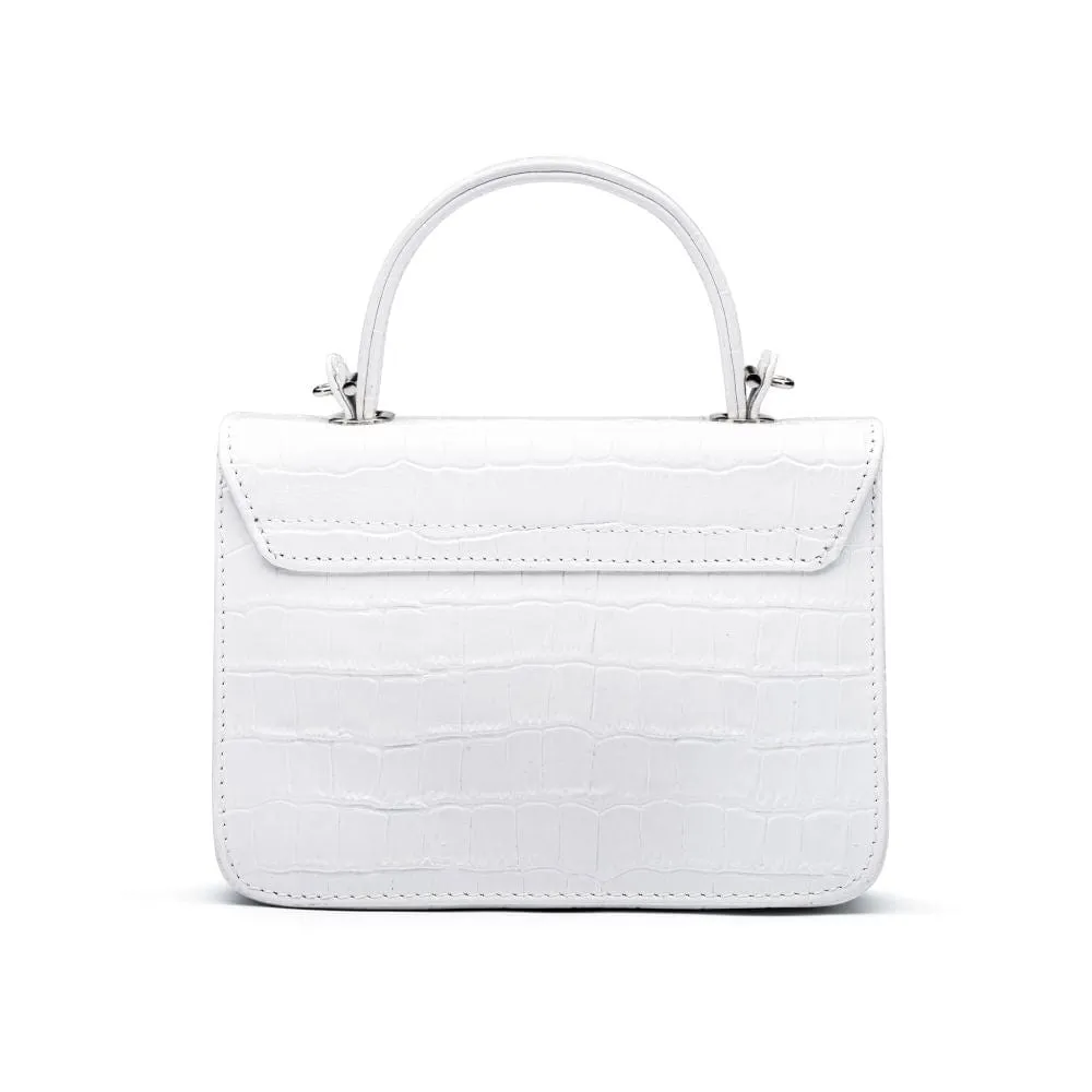 Betty Bag - White Croc
