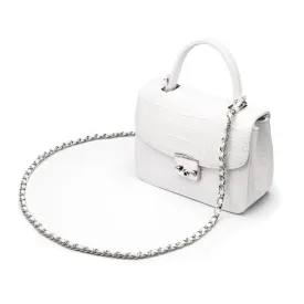 Betty Bag - White Croc