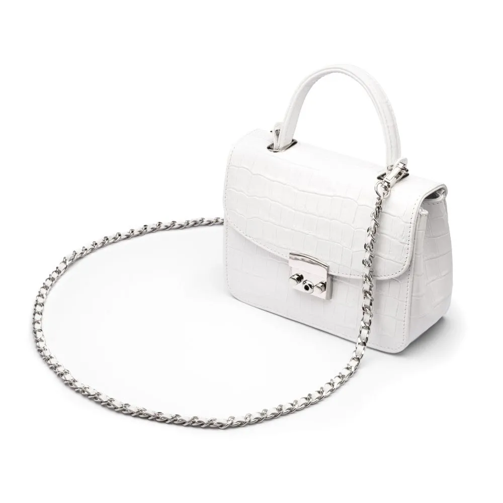 Betty Bag - White Croc