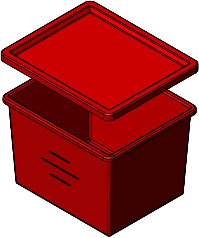 Bin With Stacking Lid (SL)