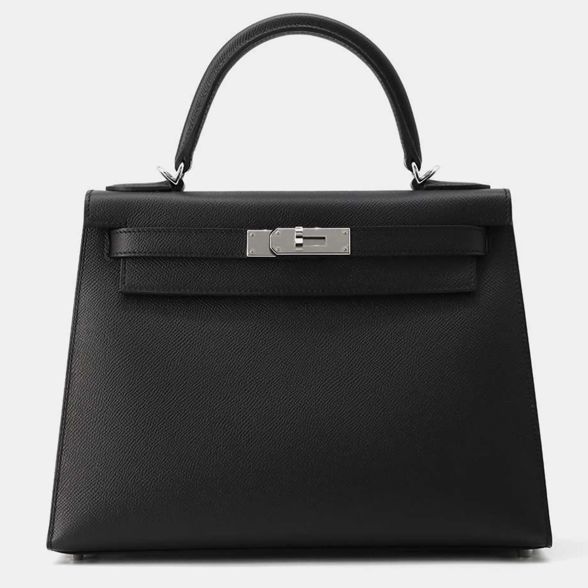 Black Epsom Kelly Sellier Bag Size 28