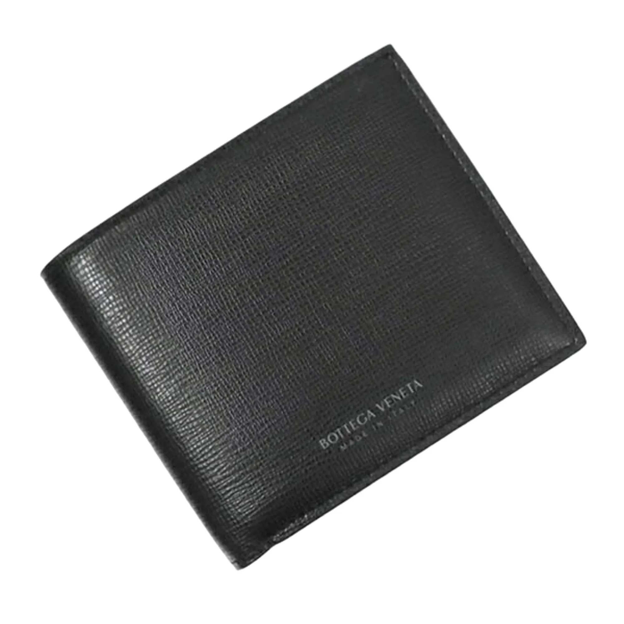 Bottega Veneta Men's Leather Half Wallet