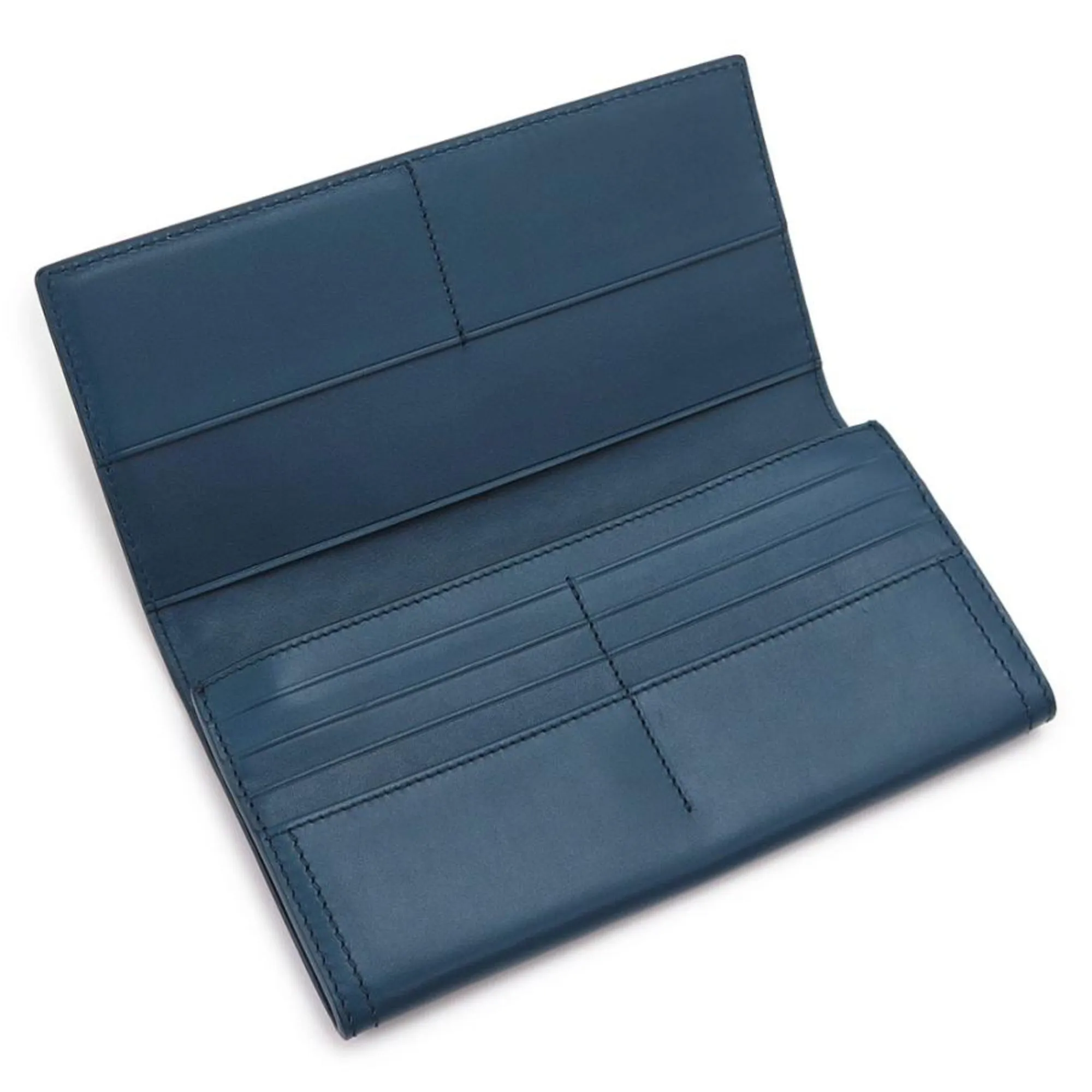 Bottega Veneta Zip Around Long Leather Wallet