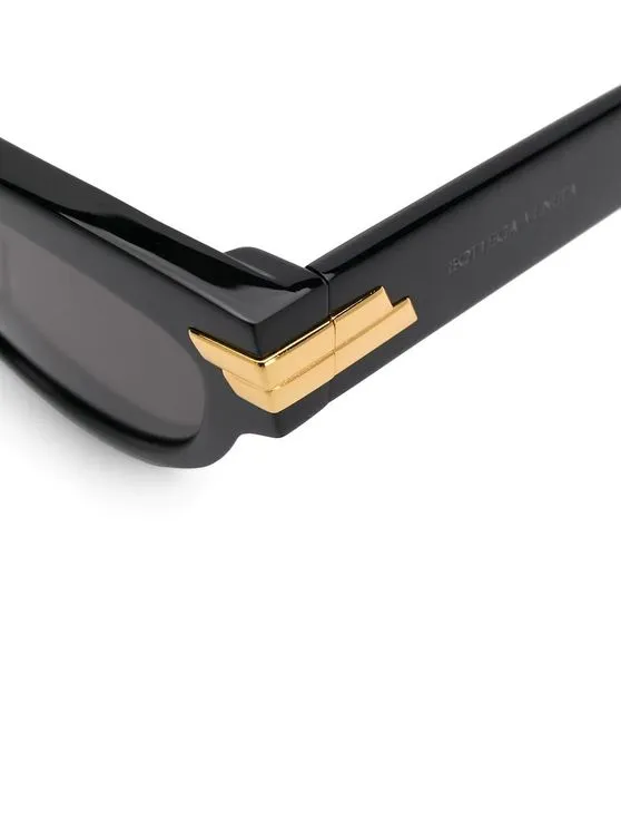 Cat Eye Gold tone sunglasses BV1035S 001 Black