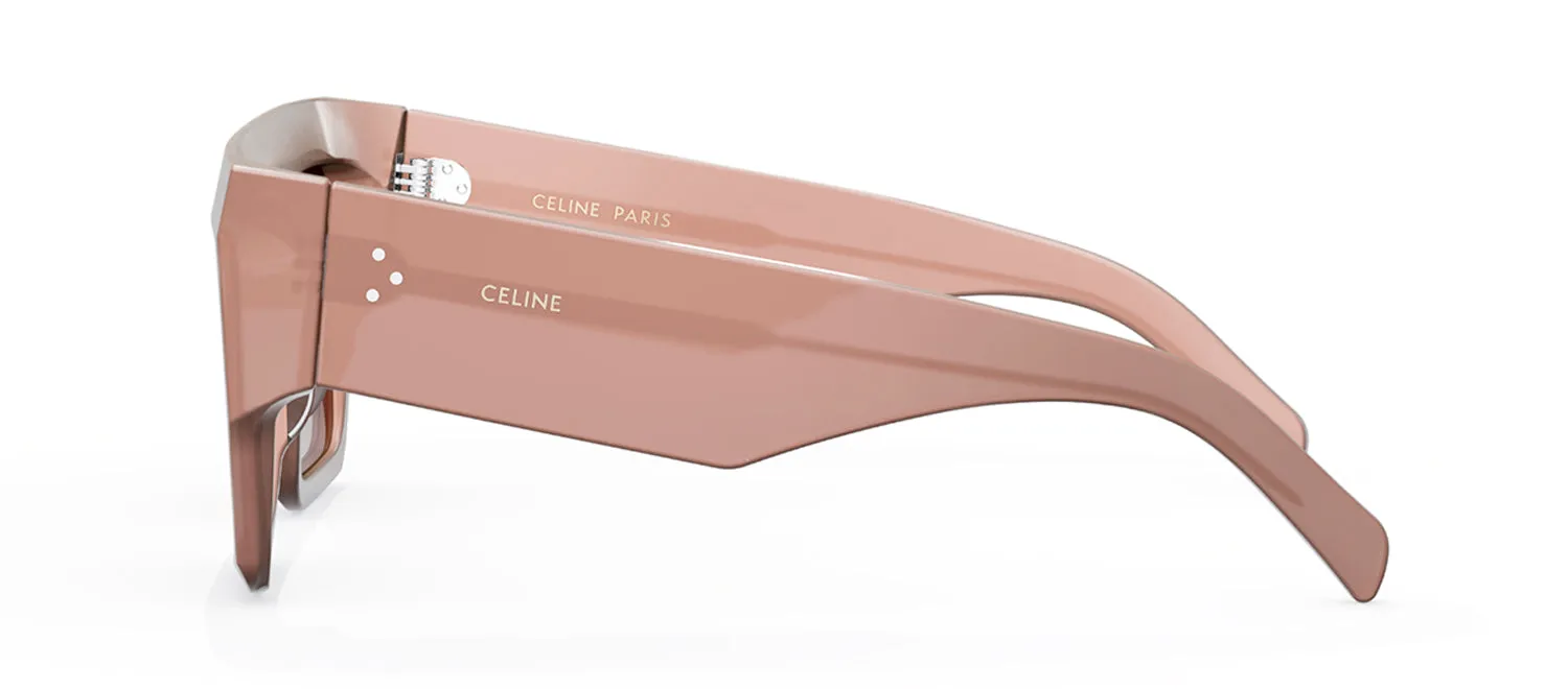 Celine BOLD 3 DOTS CL 40092 IN 45F Flattop Sunglasses