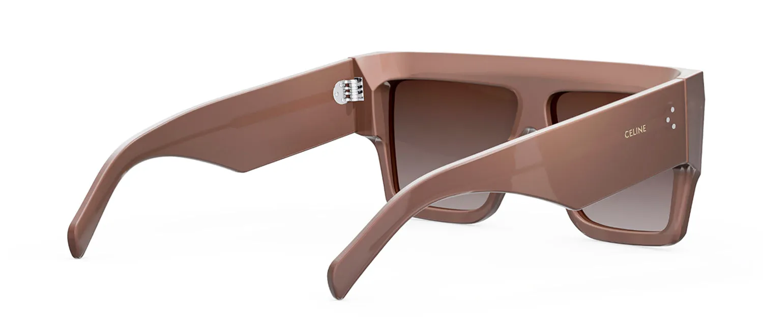 Celine BOLD 3 DOTS CL 40092 IN 45F Flattop Sunglasses