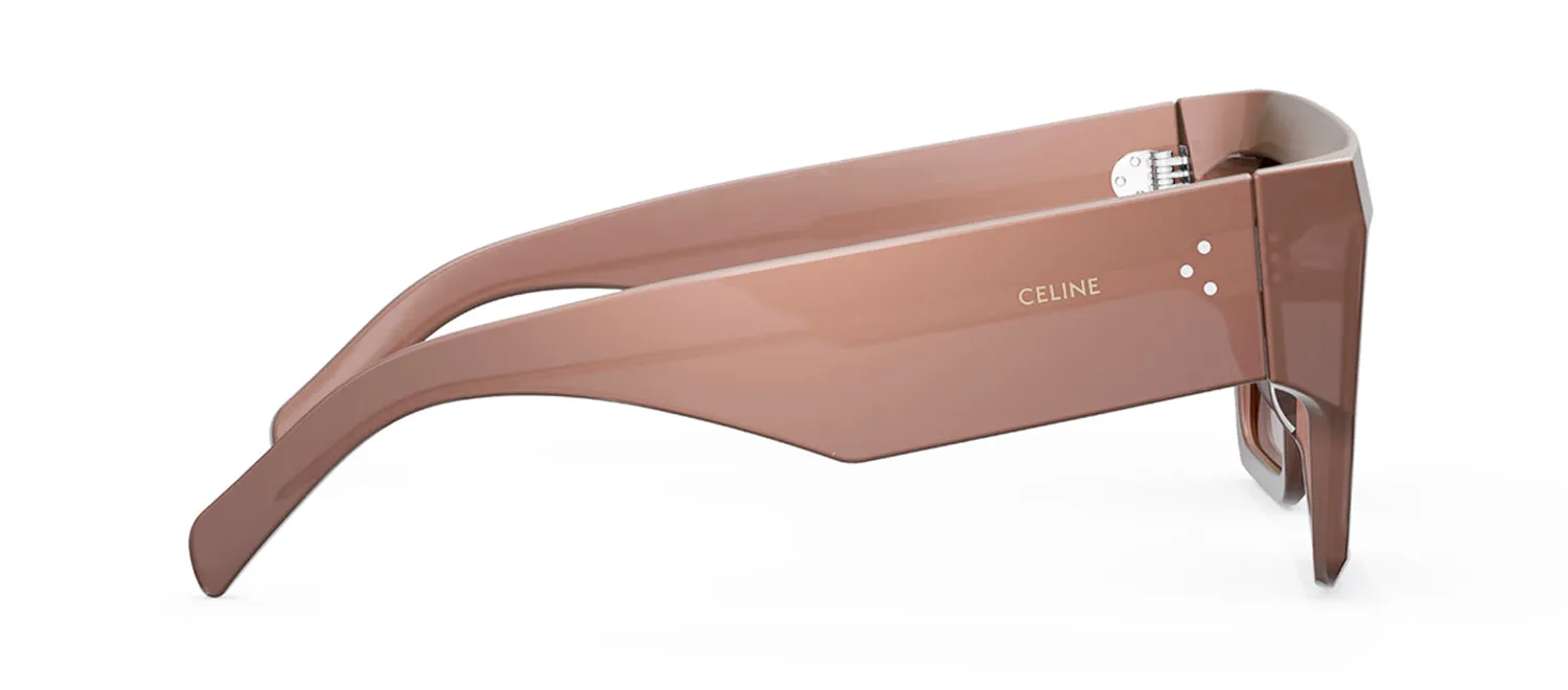 Celine BOLD 3 DOTS CL 40092 IN 45F Flattop Sunglasses