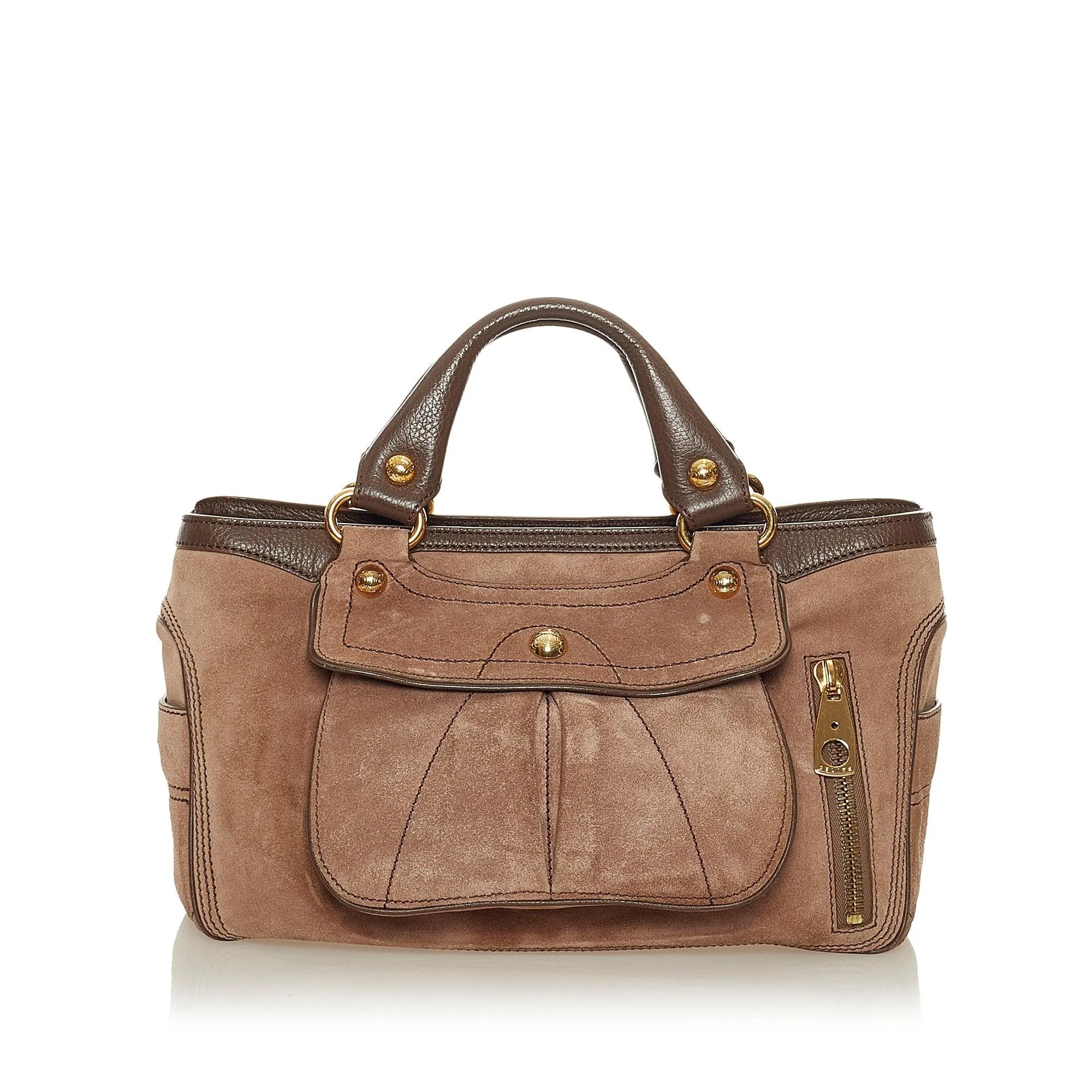 Celine Boogie Suede Leather Handbag (SHG-HzNOmg)