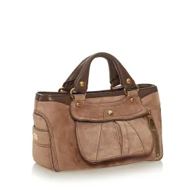 Celine Boogie Suede Leather Handbag (SHG-HzNOmg)