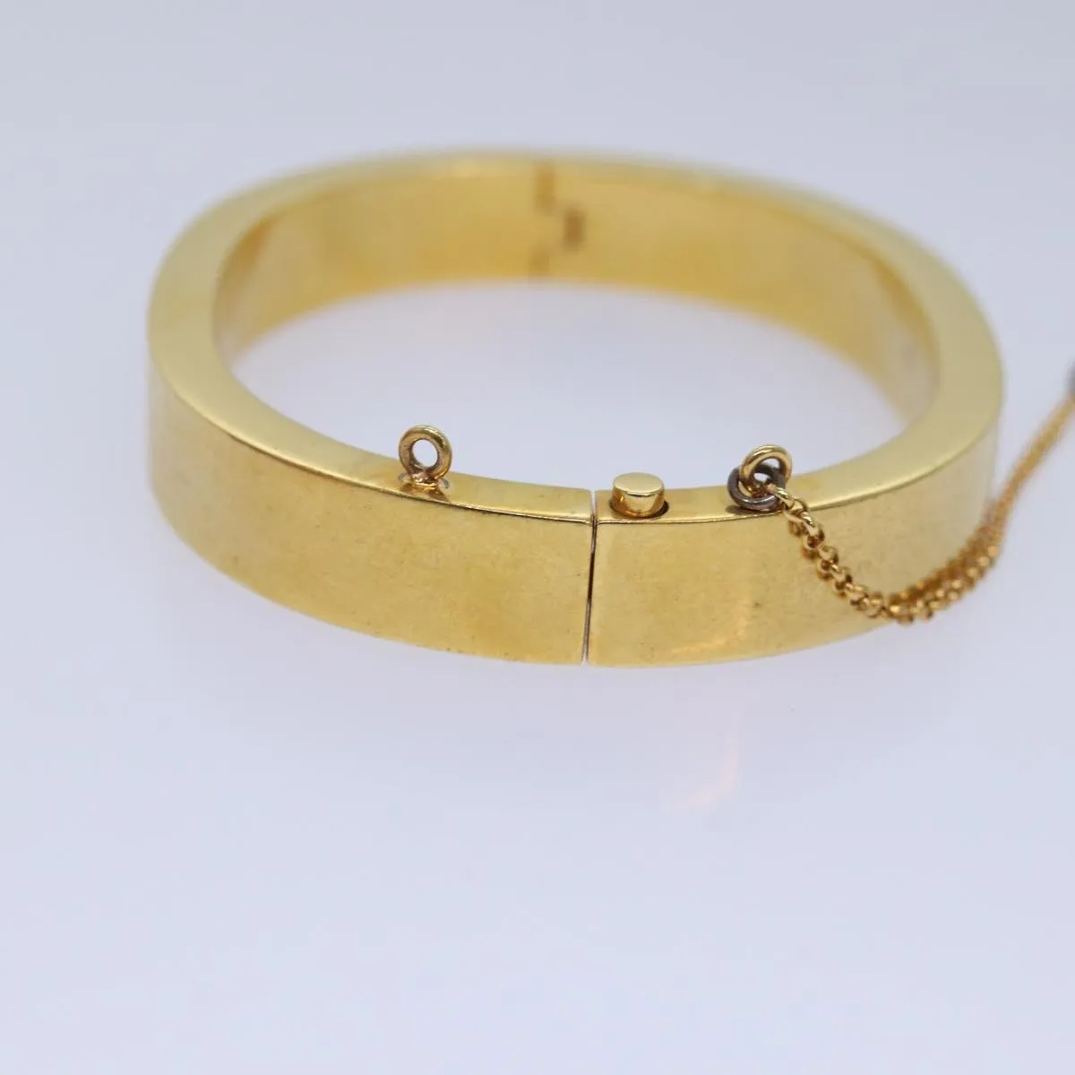 CELINE Bracelet metal Gold Auth ar12232