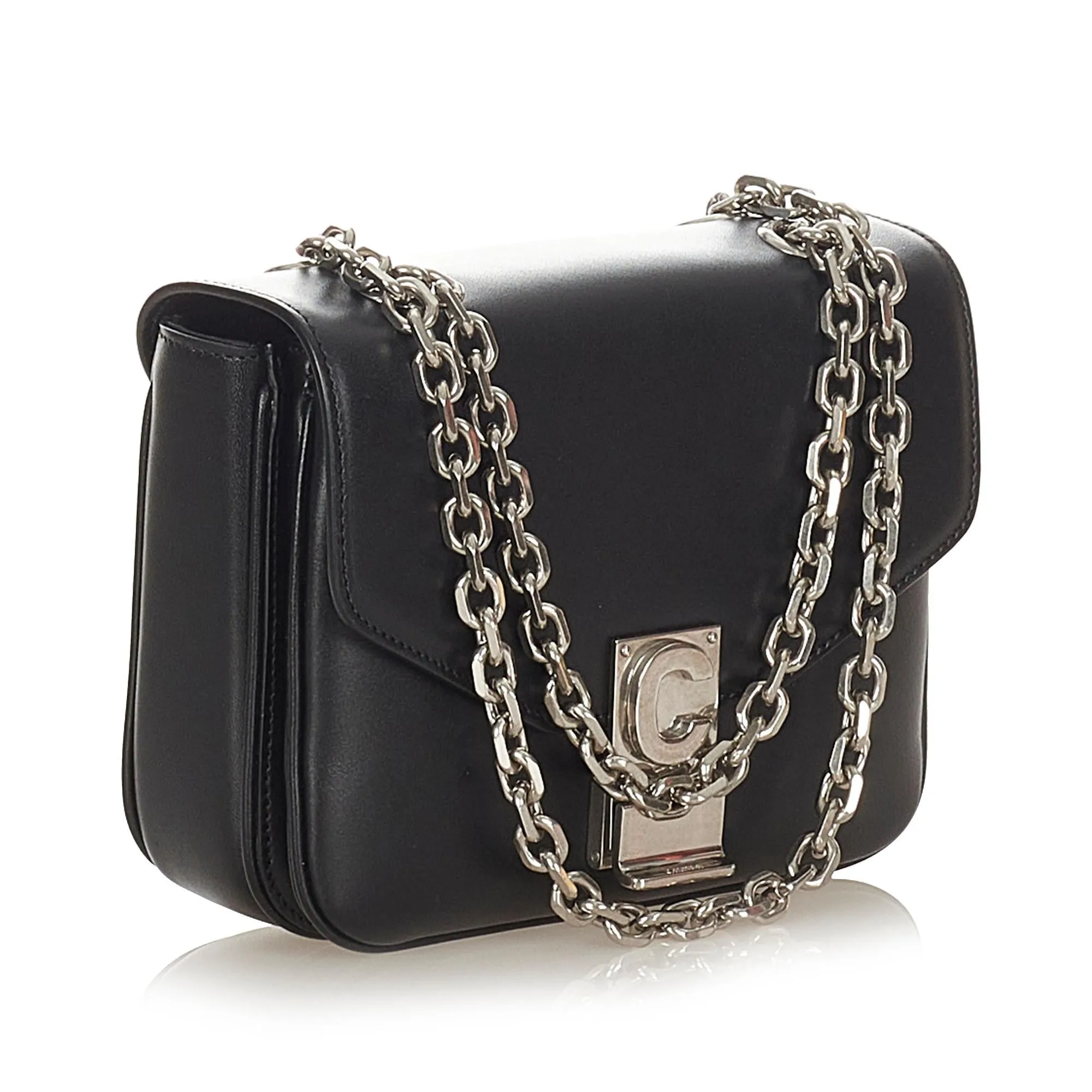 Celine C Bag Leather Crossbody Bag (SHG-23809)