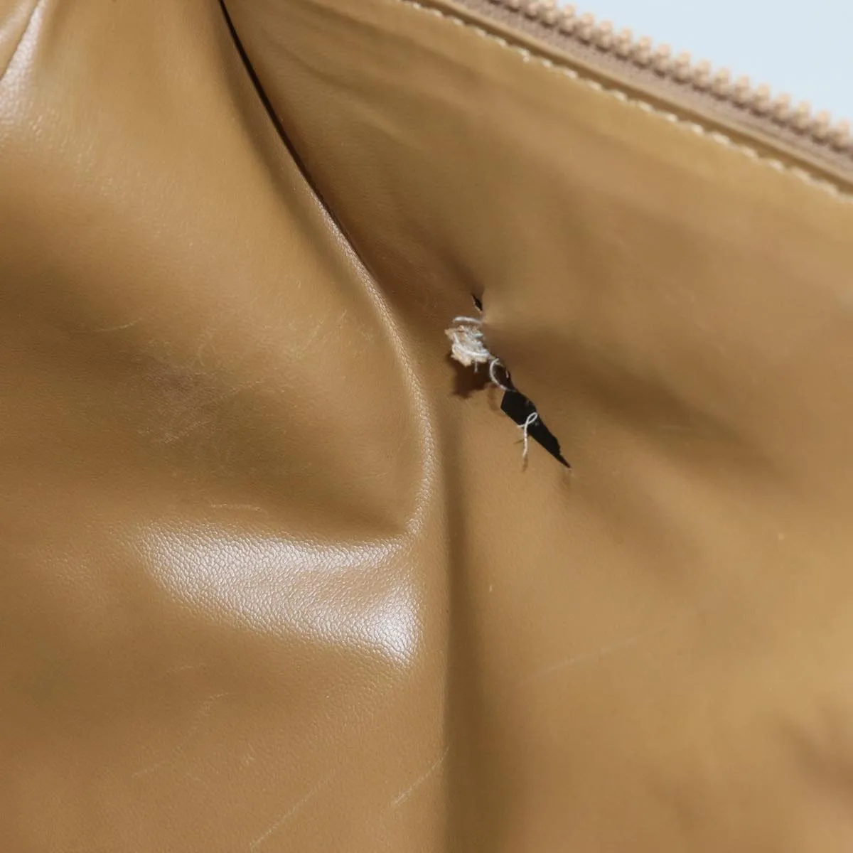 CELINE Macadam Canvas Boston Bag PVC Brown Auth 72587
