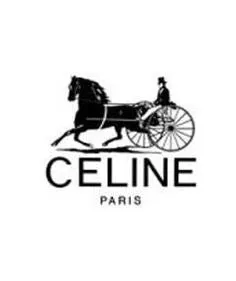 CELINE Phantom Printed Felt Mini Luggage Wool Bag