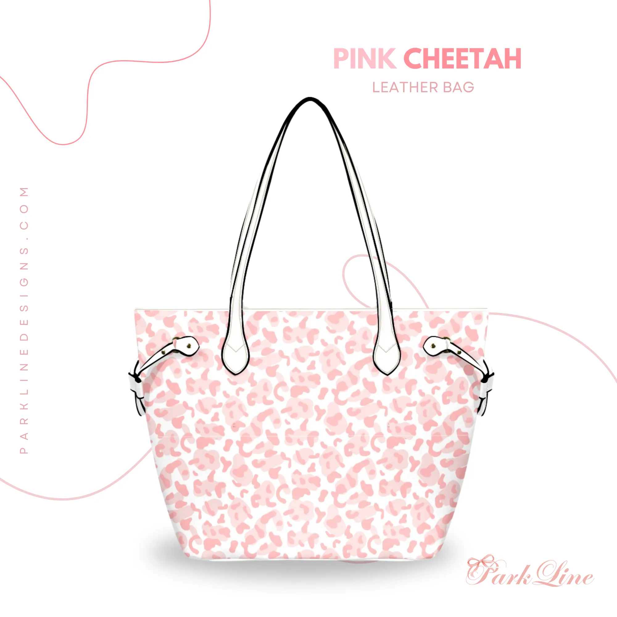 Claire Leather Bag | Heart, Flower and Bow Design | Perfect Gift for Her | Elegant & Durable Fashion Tote