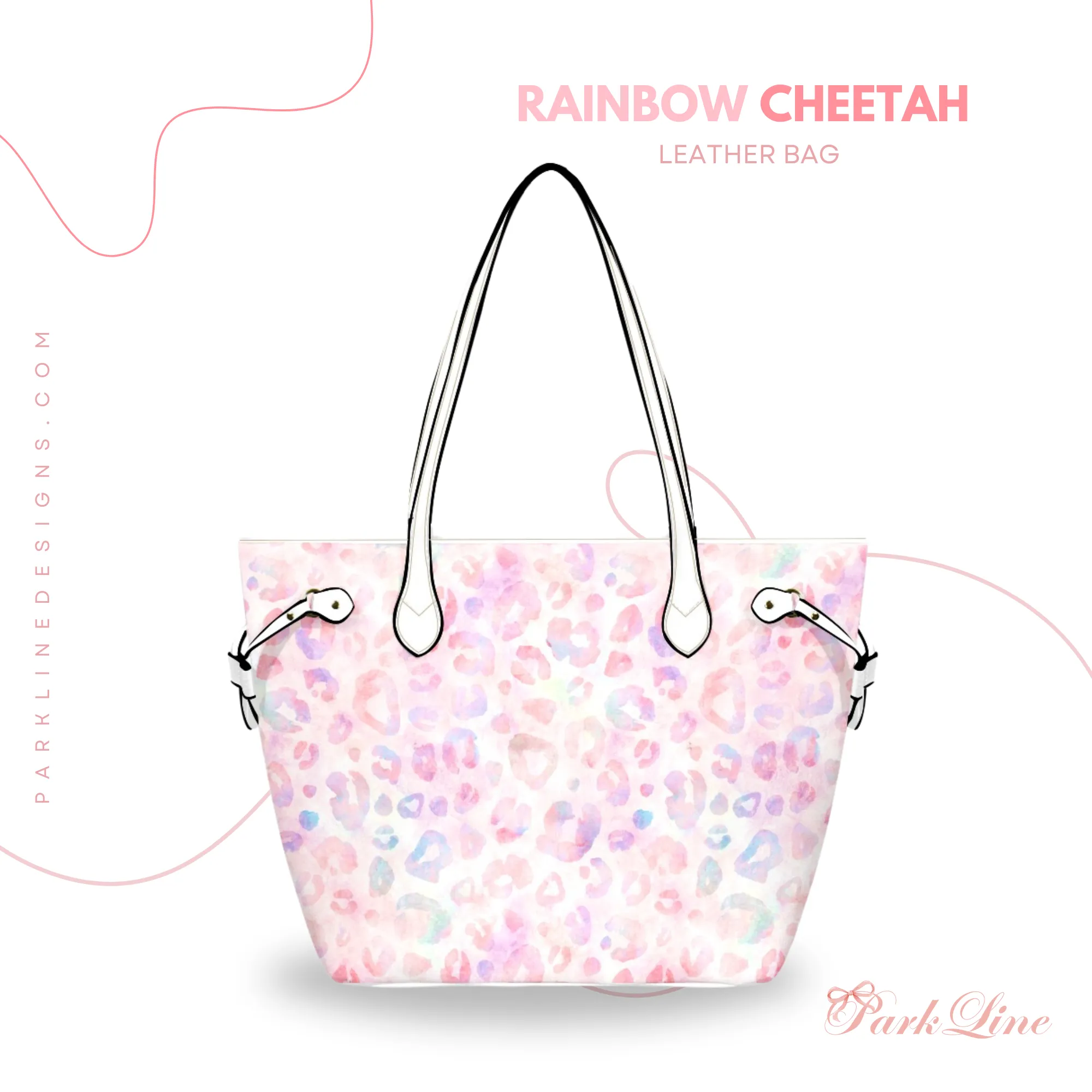 Claire Leather Bag | Heart, Flower and Bow Design | Perfect Gift for Her | Elegant & Durable Fashion Tote