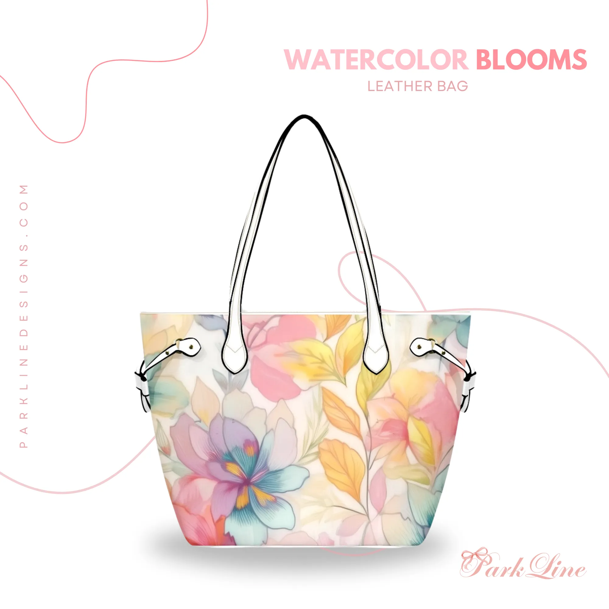 Claire Leather Bag | Heart, Flower and Bow Design | Perfect Gift for Her | Elegant & Durable Fashion Tote