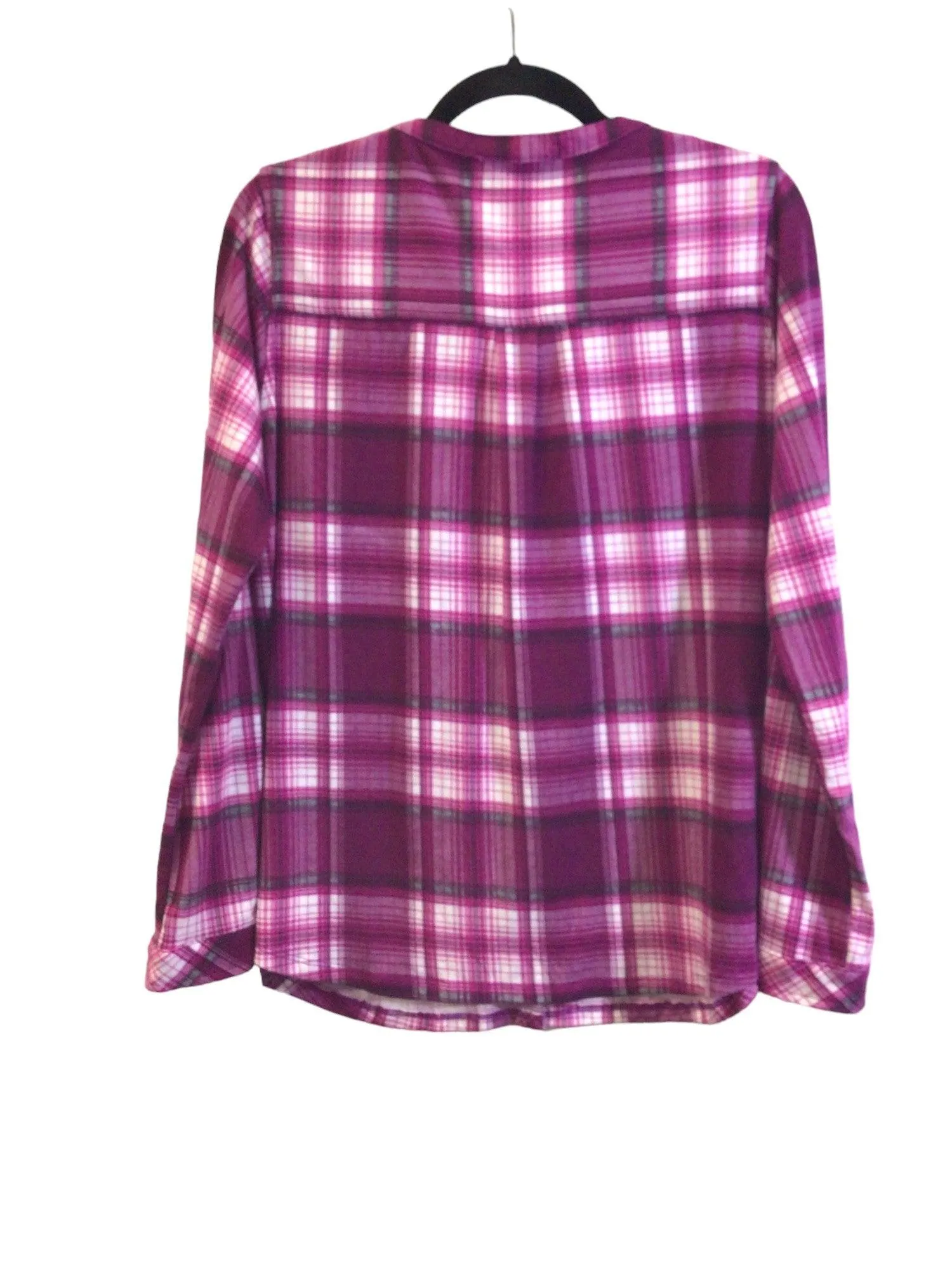 CLASSIC EDITIONS Women Button Down Tops Regular fit in Purple - L