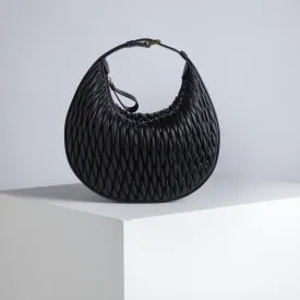 Cookie 28 Custard Apple Black Shoulder Bag