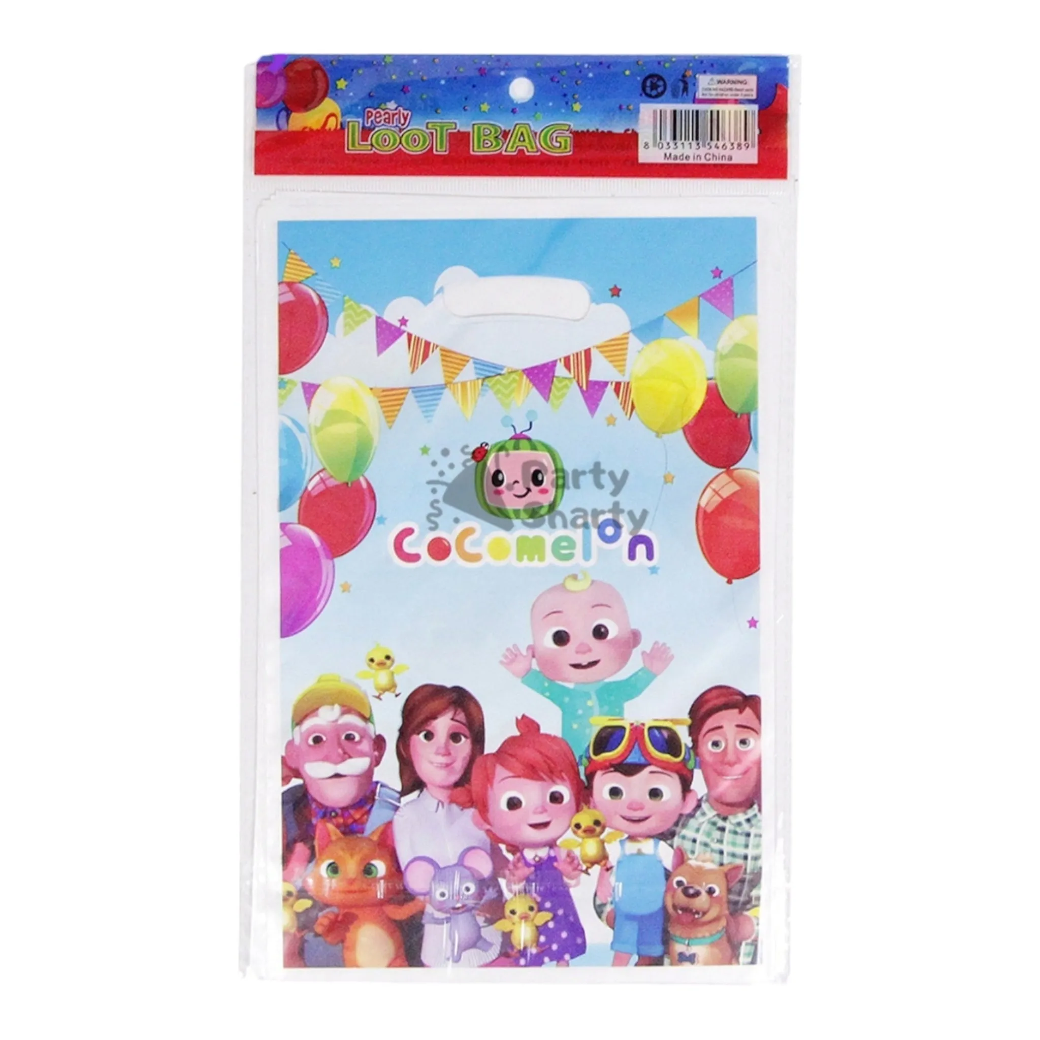 Disney Party Loot Plastic Treat Bags 16x25cm 10pack Die Cut Handle