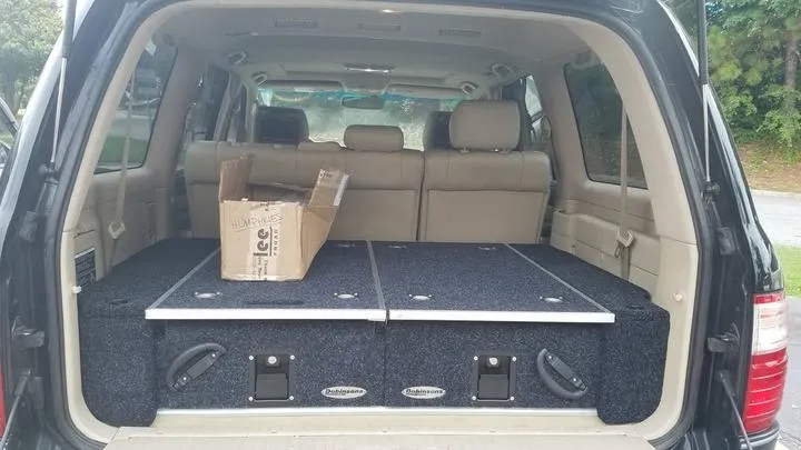 DOBINSONS | Land Cruiser 80 Series Dual Roller Drawer System Fridge Slide (RDKITLC80)
