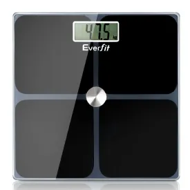 Electronic Digital Body Weight Scale Bathroom Scale-Black
