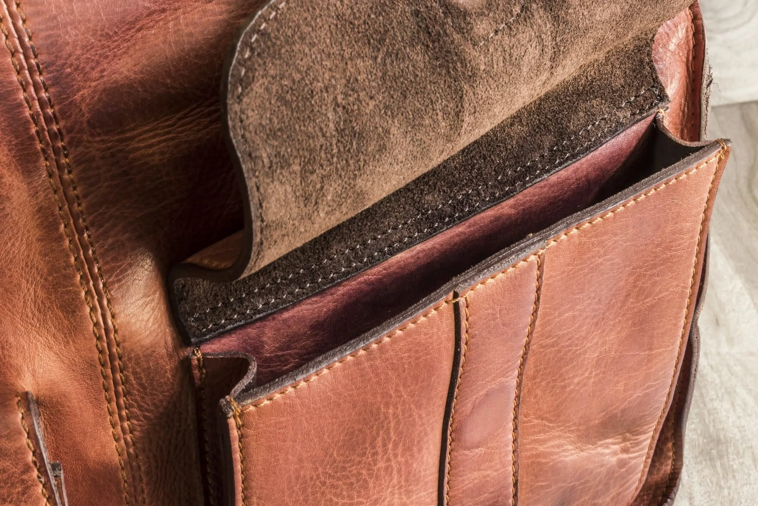 Executive Leather Commuter Briefcase