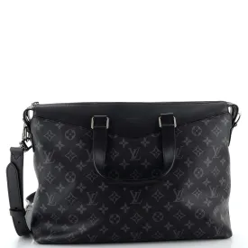 Explorer Briefcase Monogram Eclipse Canvas