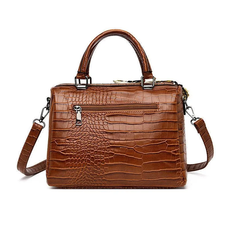 Fashion Pattern Soft Leather Shoulder Messenger Bag