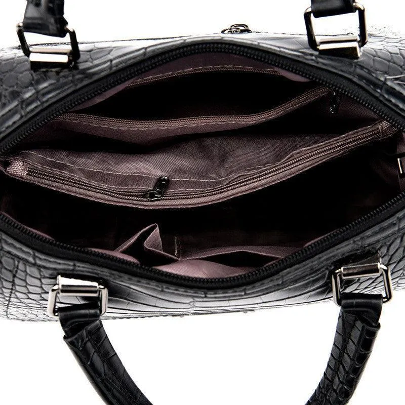 Fashion Pattern Soft Leather Shoulder Messenger Bag