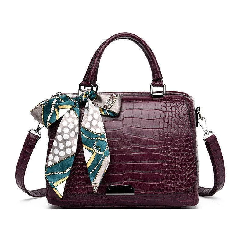 Fashion Pattern Soft Leather Shoulder Messenger Bag