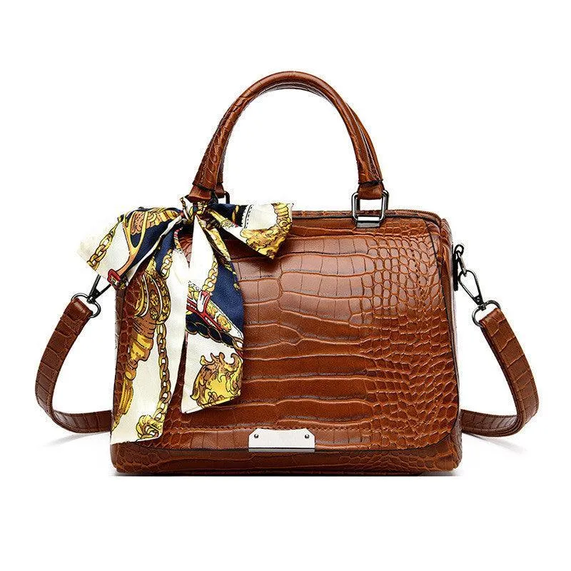 Fashion Pattern Soft Leather Shoulder Messenger Bag