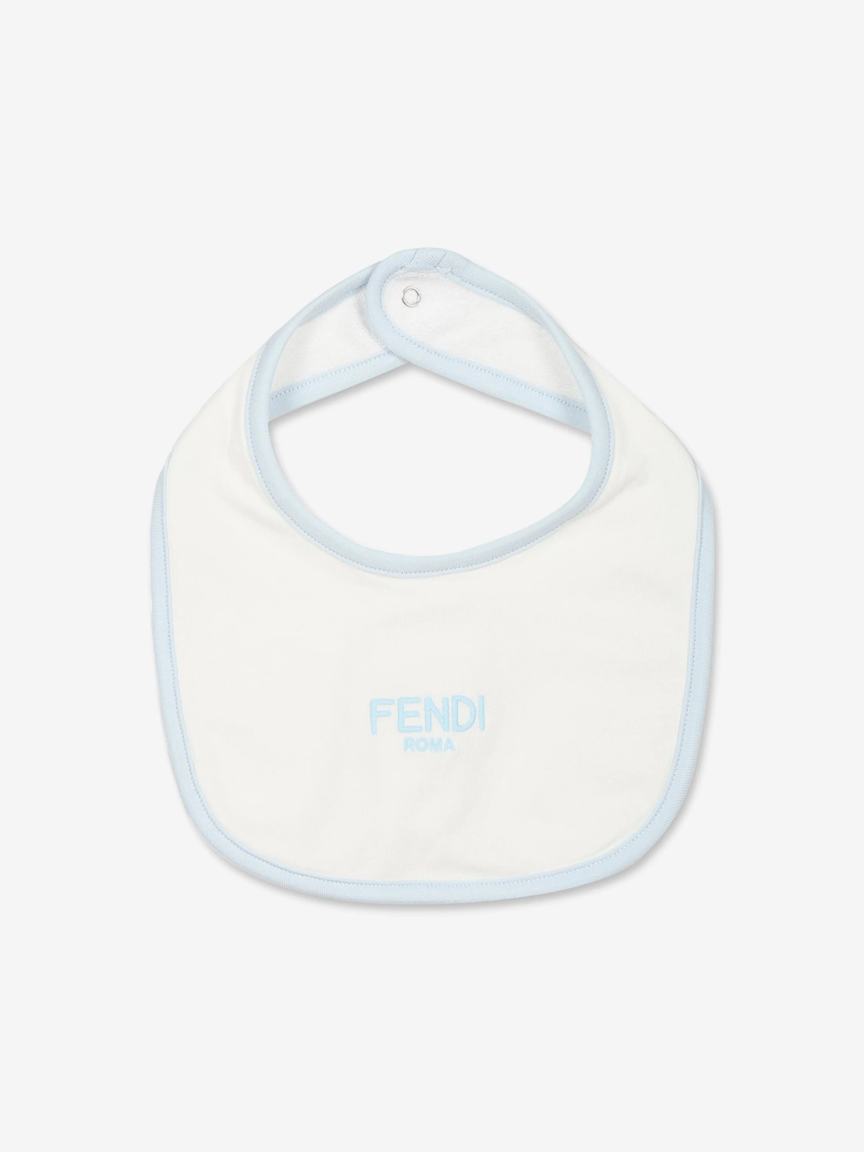 Fendi Baby Boys Bear Babygrow Gift Set in Blue