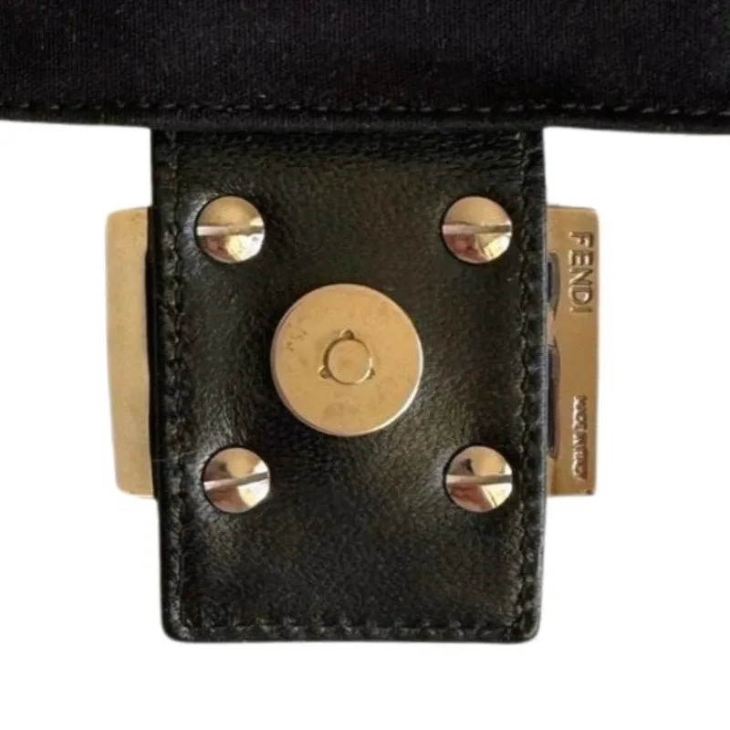 Fendi Baguette Bag Black Neoprene