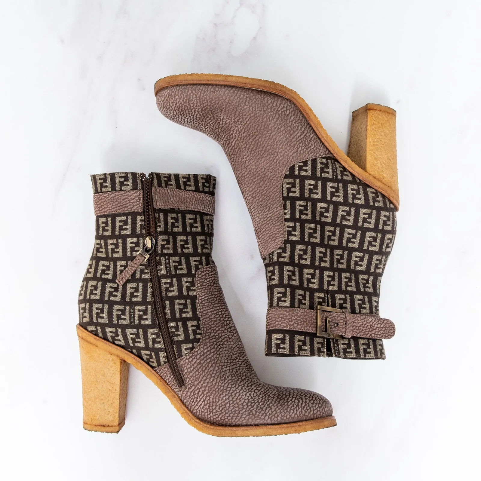 Fendi FF Ankle Boots