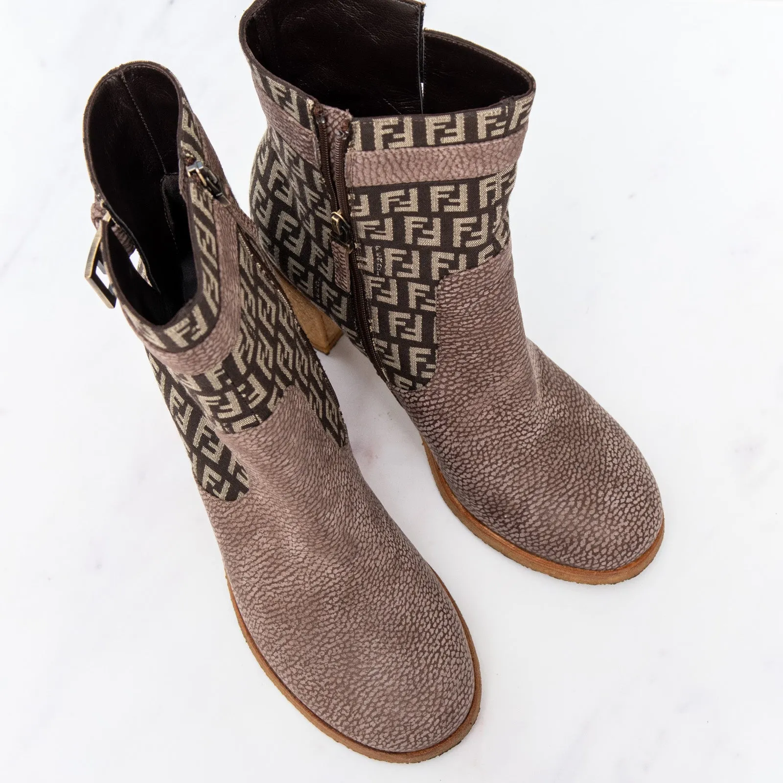 Fendi FF Ankle Boots