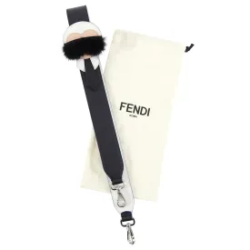 Fendi Karlito Karl Mink Fur Strap You Bag Strap