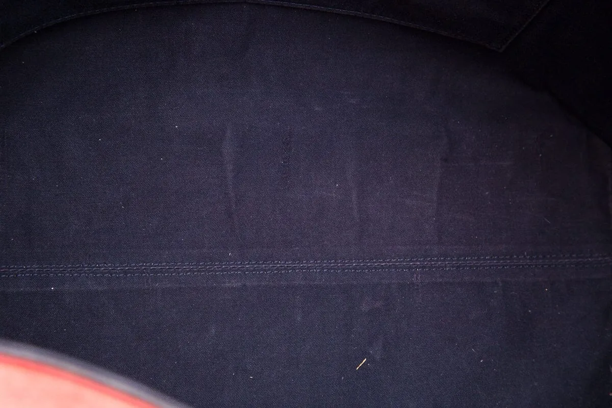 Fendi MONSTER ROLL Red Face Tote