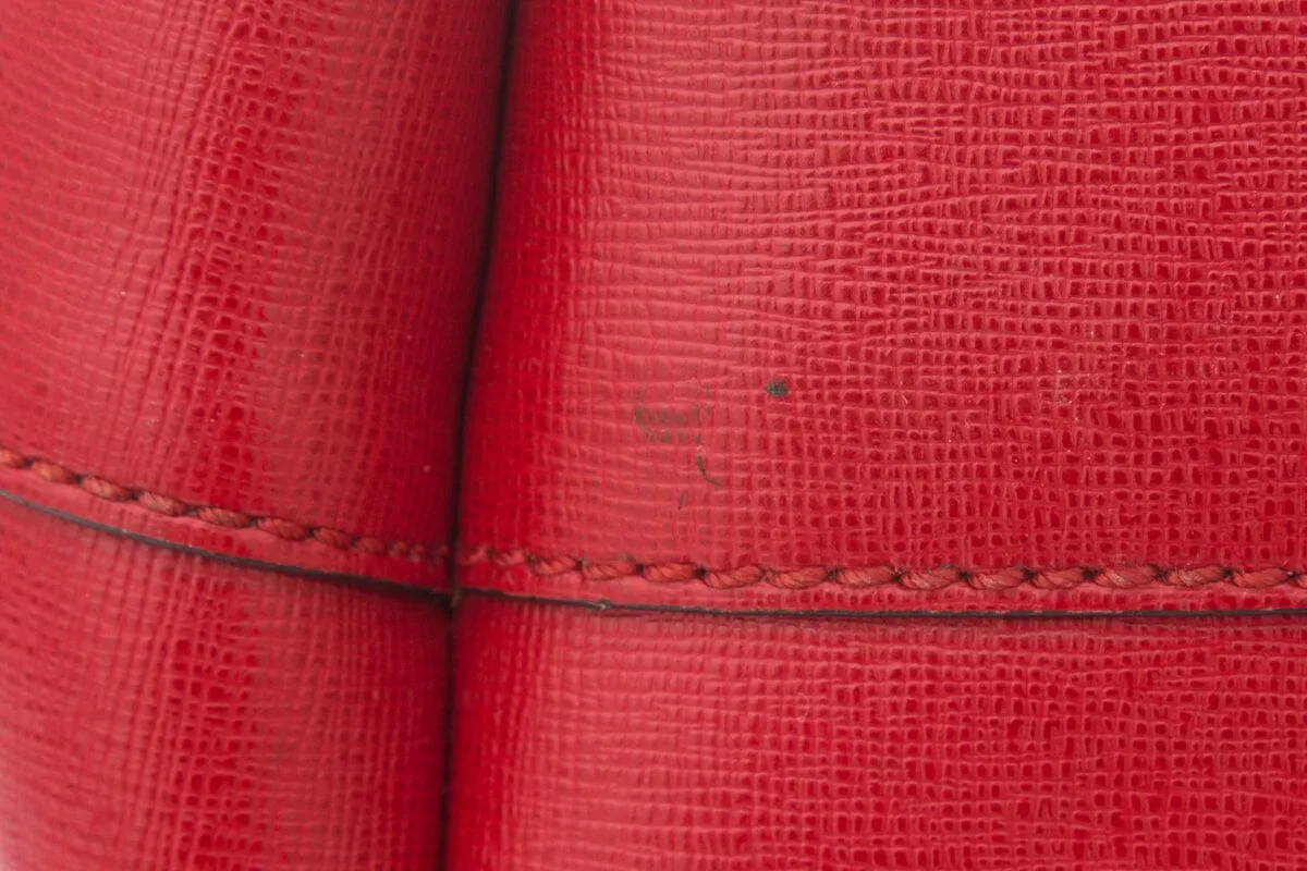 Fendi MONSTER ROLL Red Face Tote