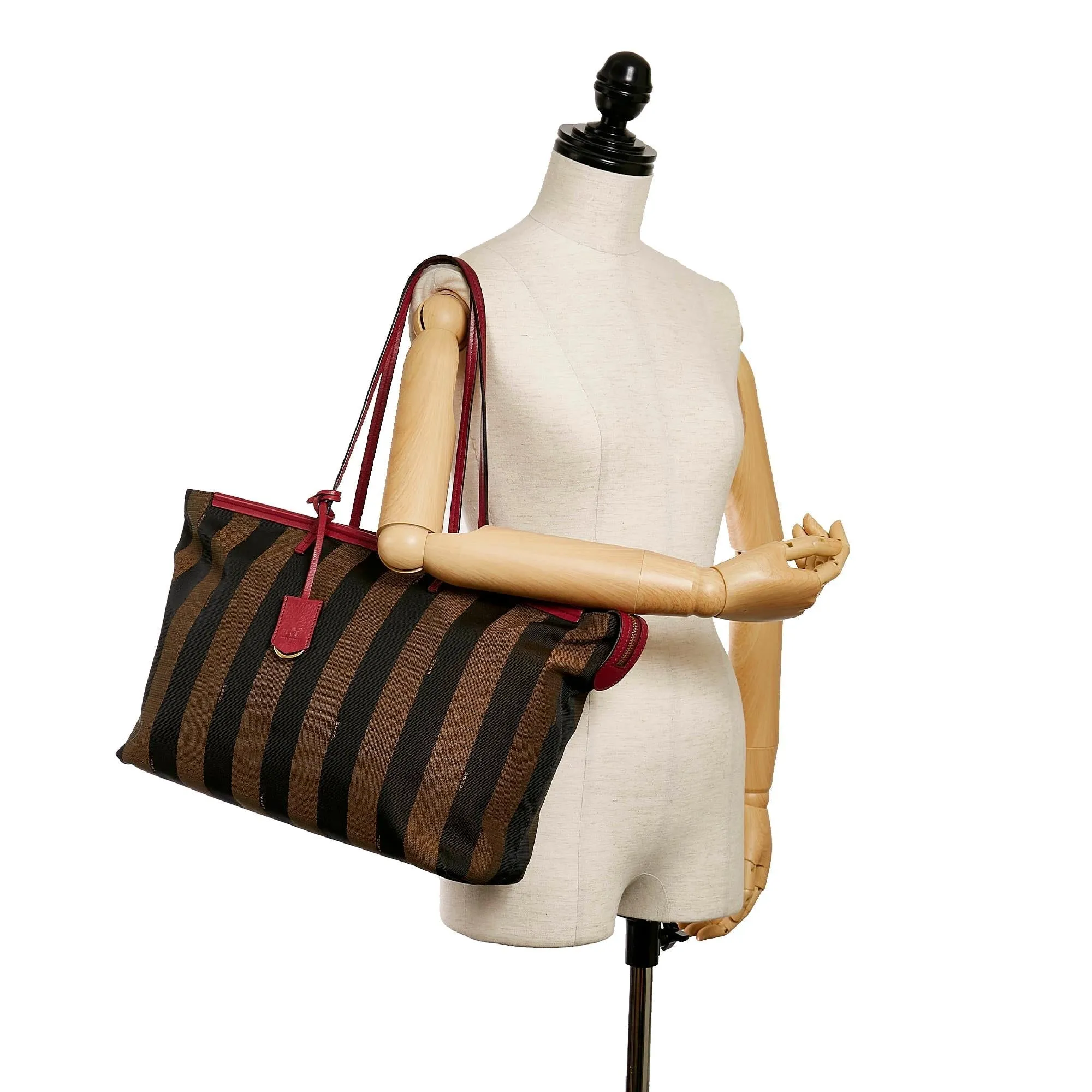 Fendi Pequin Tote Bag (SHG-30372)